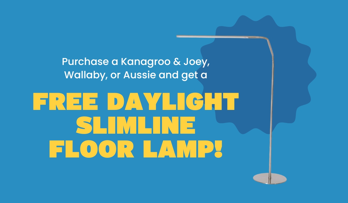 Free Daylight Slimline Floor Lamp!
